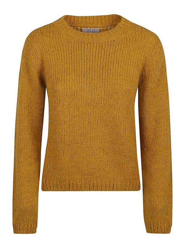 Niù Pull Col Rond - Jaune