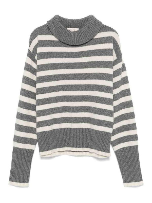 Semicouture Pull Col Rond - Gris