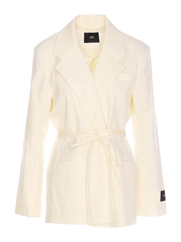 Eleh Veste Casual - Blanc