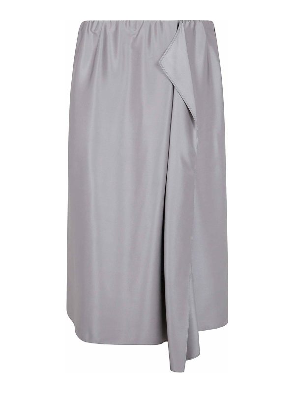 Giorgio Armani Jupe Midi - Gris