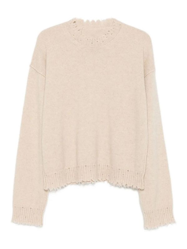 Uma Wang Pull Col Bateau - Beige