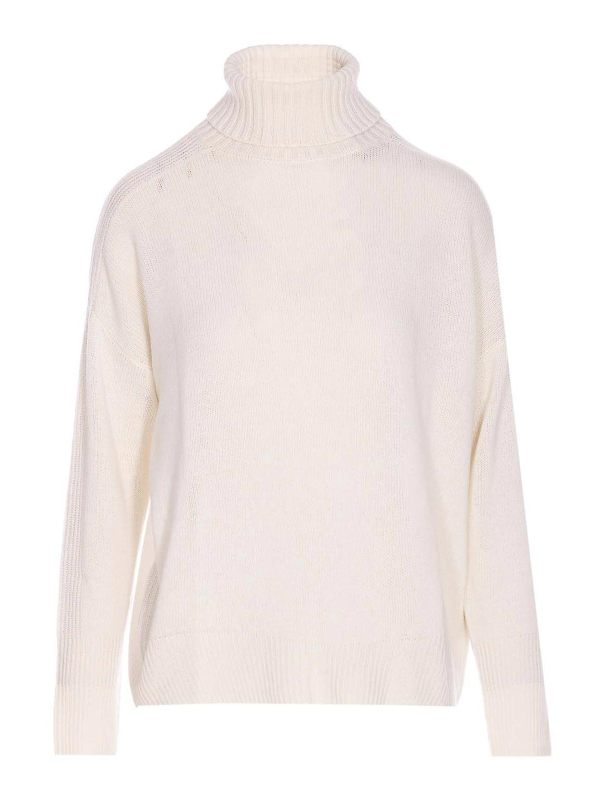 Allude Pull Col Rond - Blanc