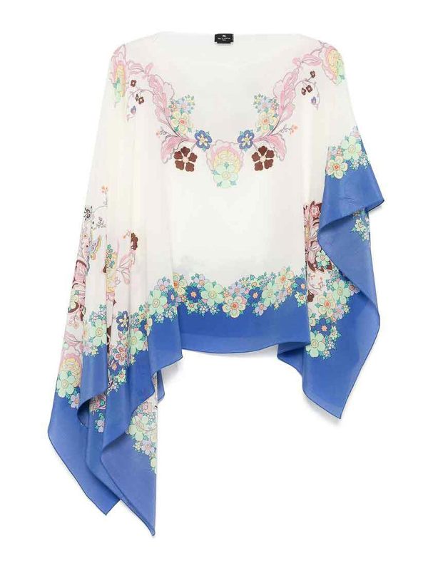 Etro Cape - Blanc