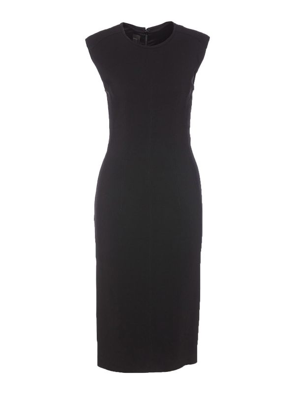 Pinko Robe Au Genou - Noir