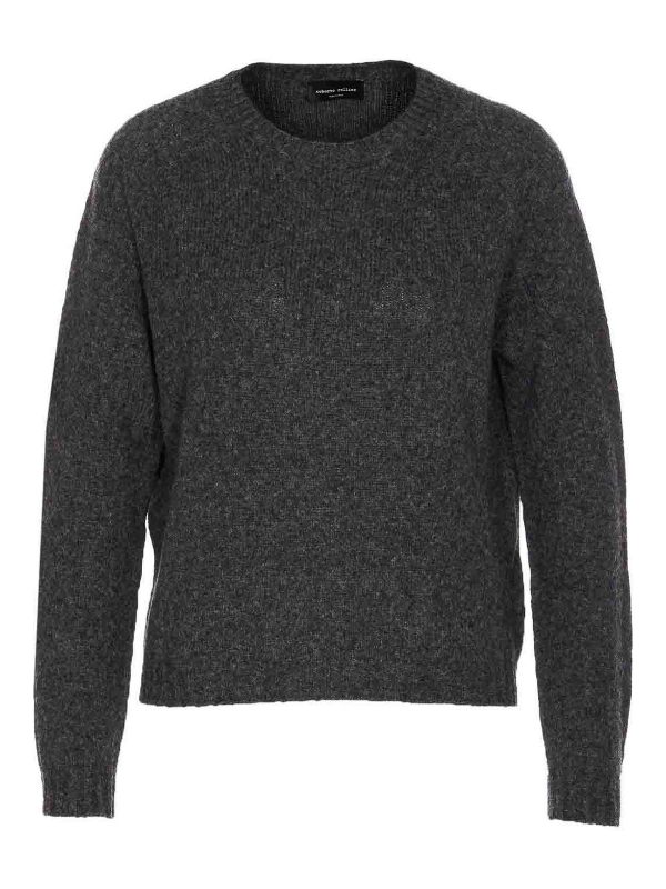 Roberto Collina Pull Col Rond - Gris