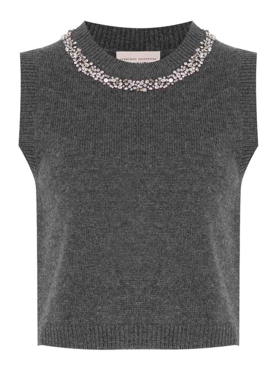Semicouture Gilet - Gris