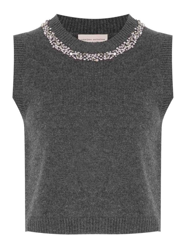 Semicouture Gilet - Gris