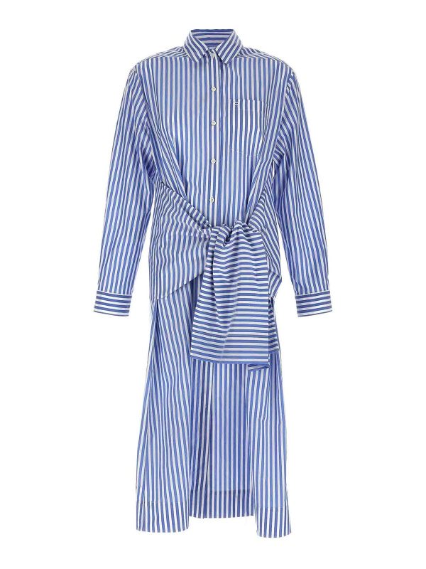 Philosophy di Lorenzo Serafini Robe Au Genou - Bleu Clair