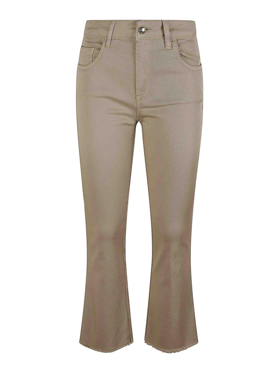 Fay Pantalons Décontractés - Taupe