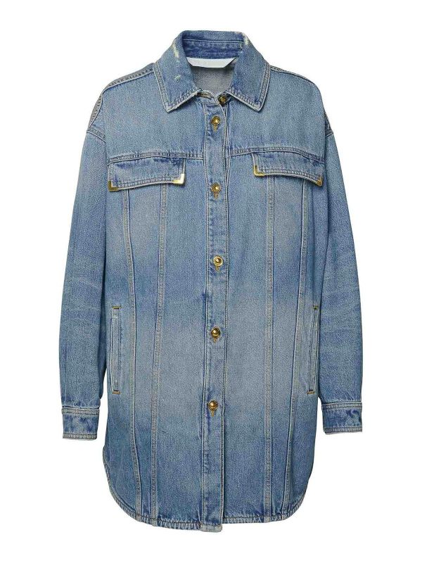 Palm Angels Chemise - Bleu Clair