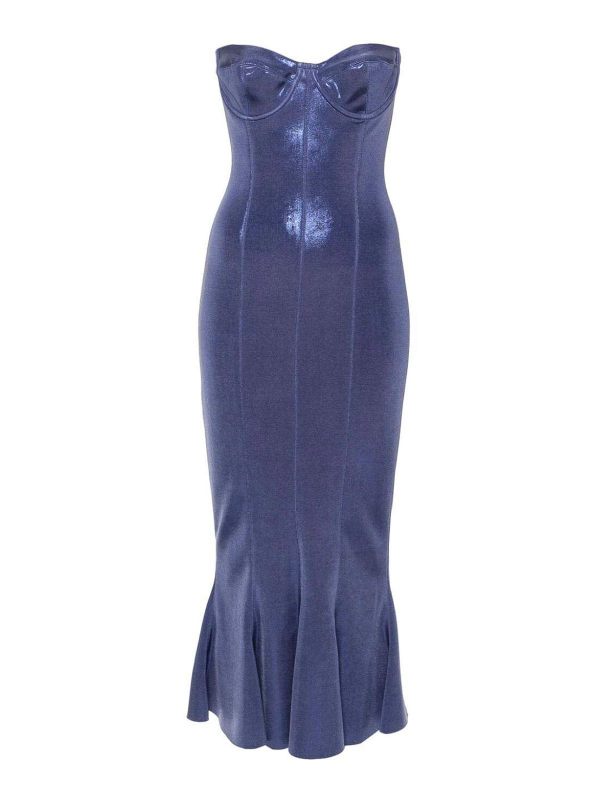 Norma Kamali Maxi Robe - Bleu Clair