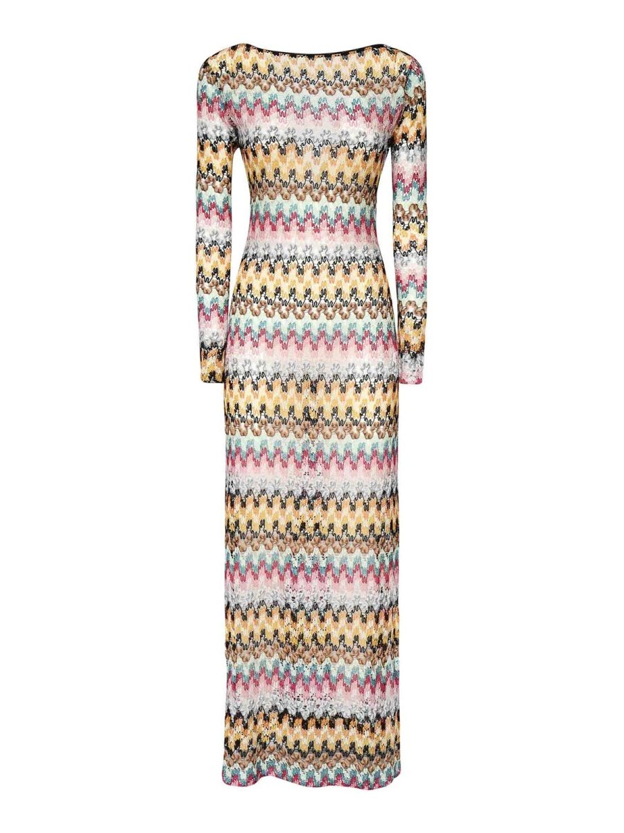 Missoni Robe Au Genou - Multicolore