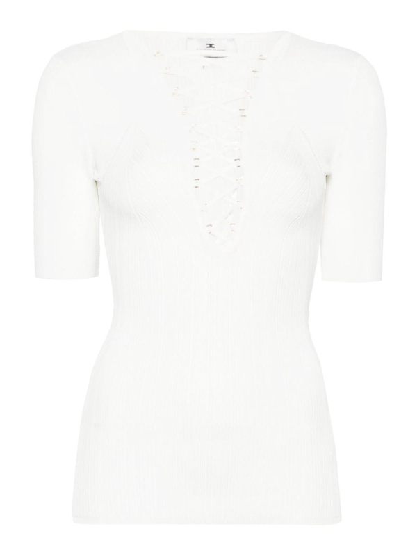 Elisabetta Franchi Top - Blanc