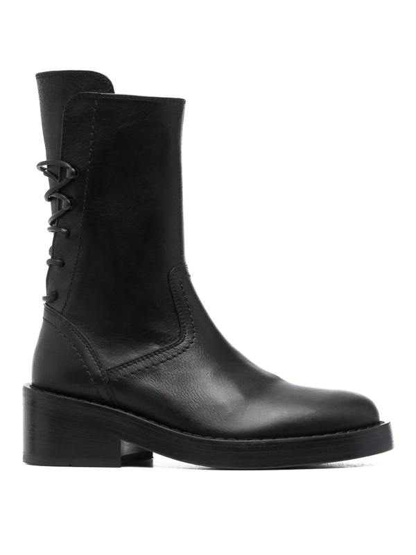 Ann Demeulemeester Chaussures À Lacets - Noir