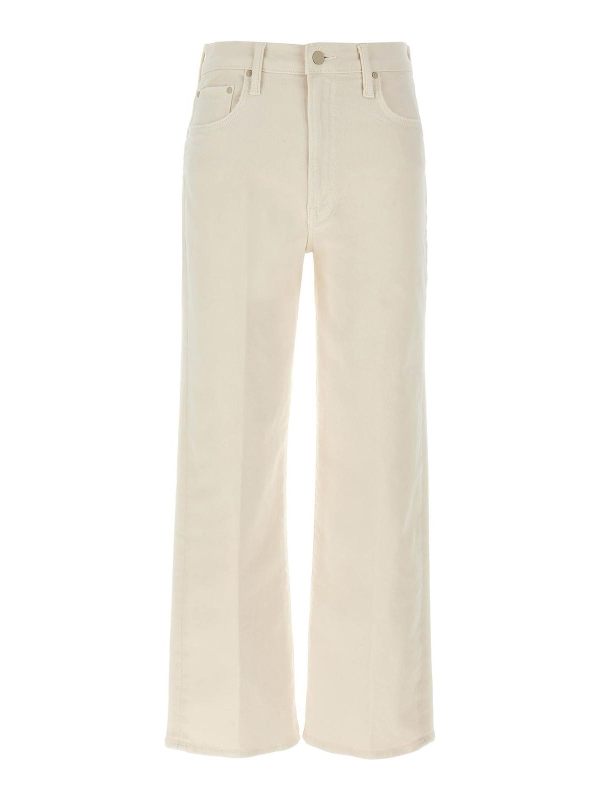 Mother Jean Bootcut - Blanc