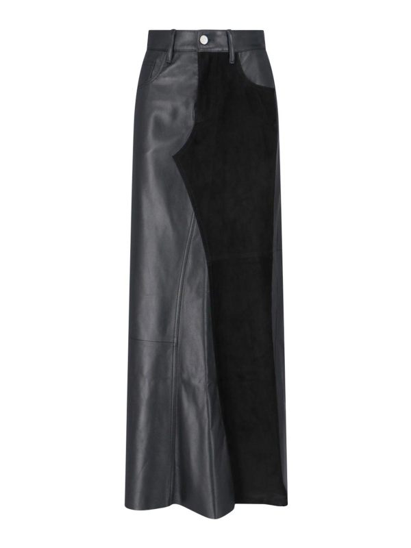 MM6 Maison Margiela Jupe Longue - Noir