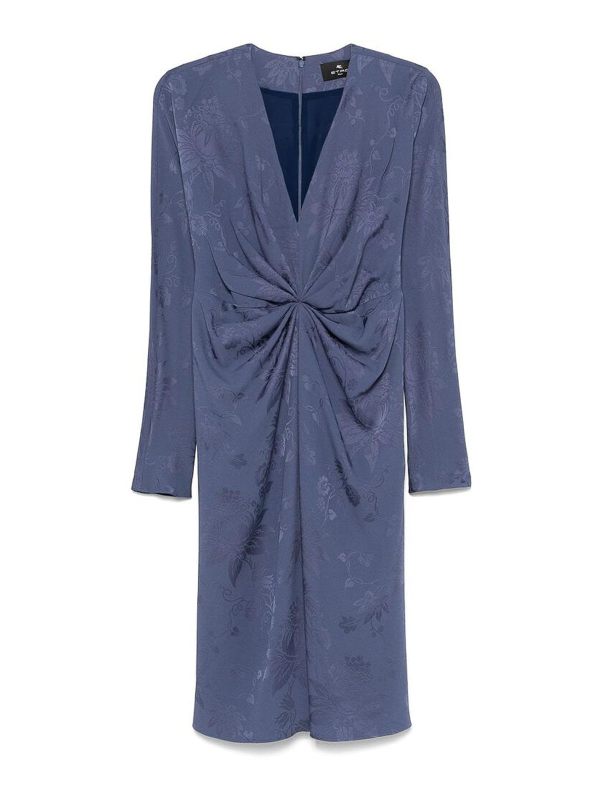 Etro Robe Au Genou - Bleu