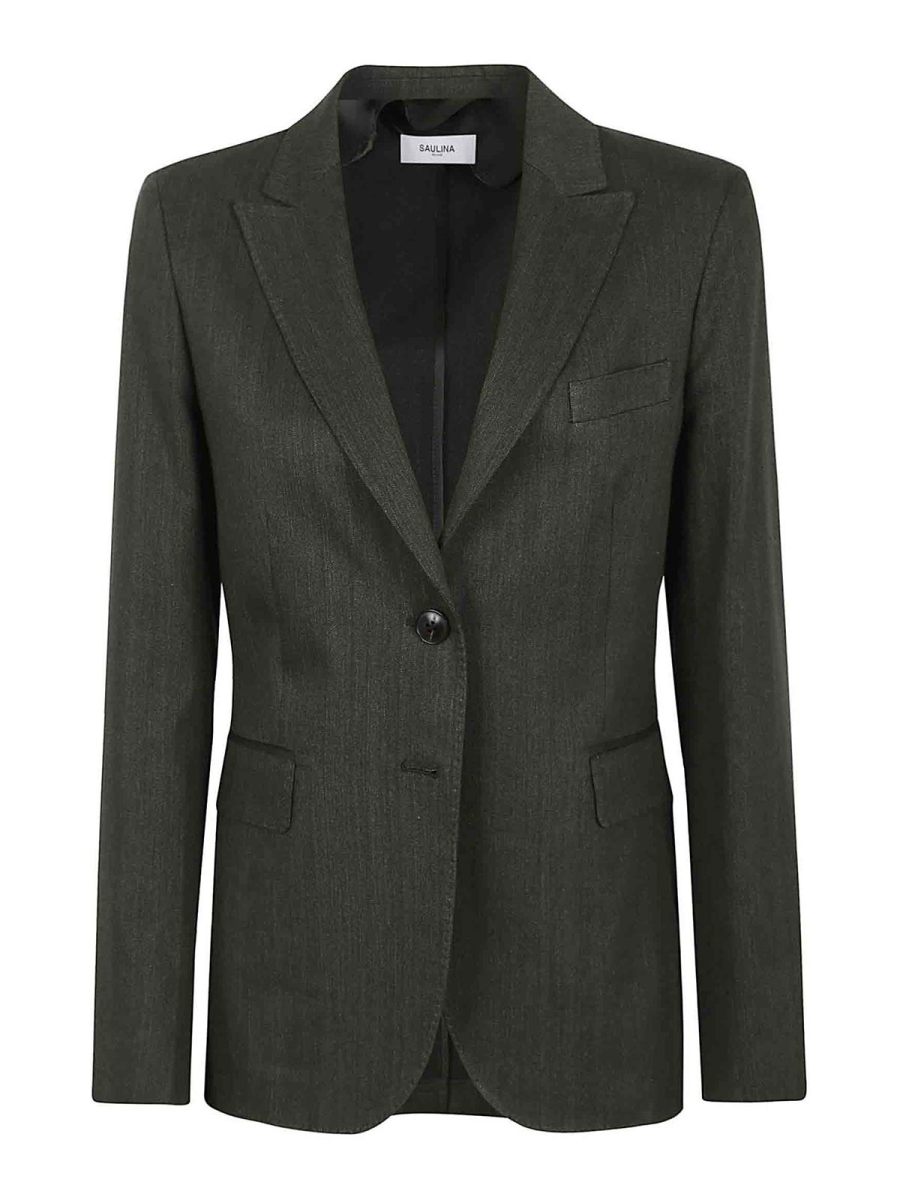 Saulina Veste Casual - Vert