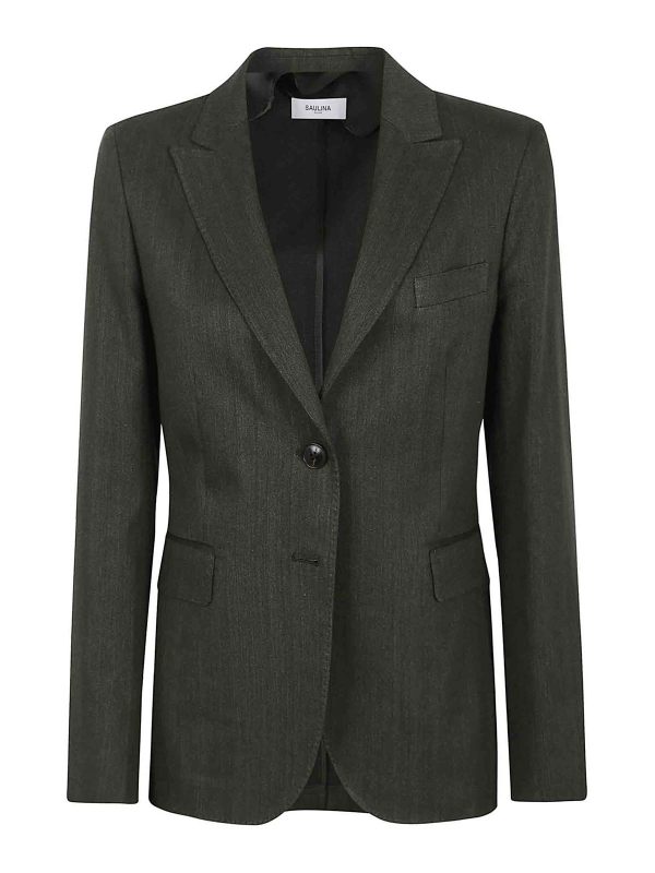 Saulina Veste Casual - Vert