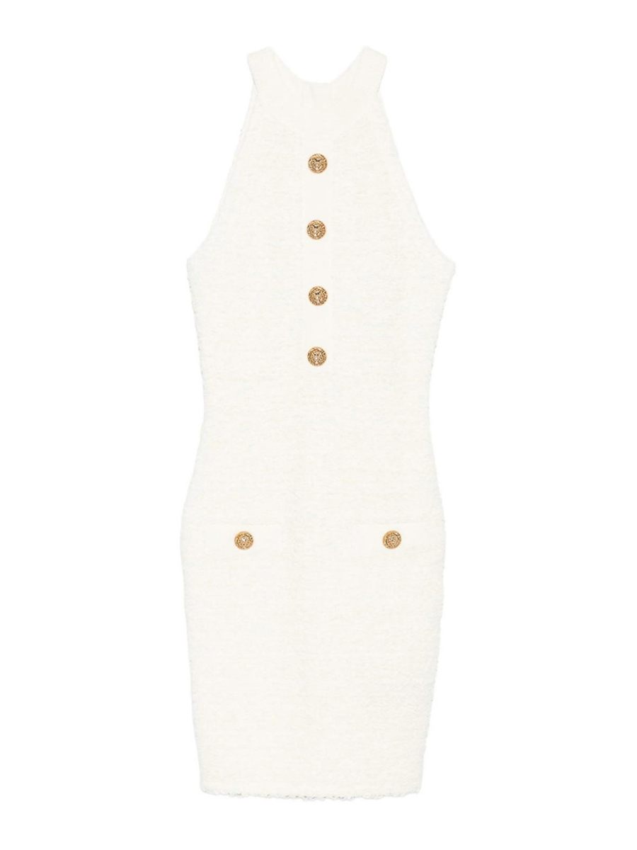 Balmain Robe De Cocktail - Blanc