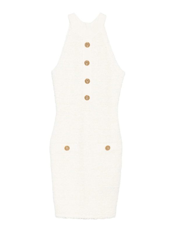 Balmain Robe De Cocktail - Blanc