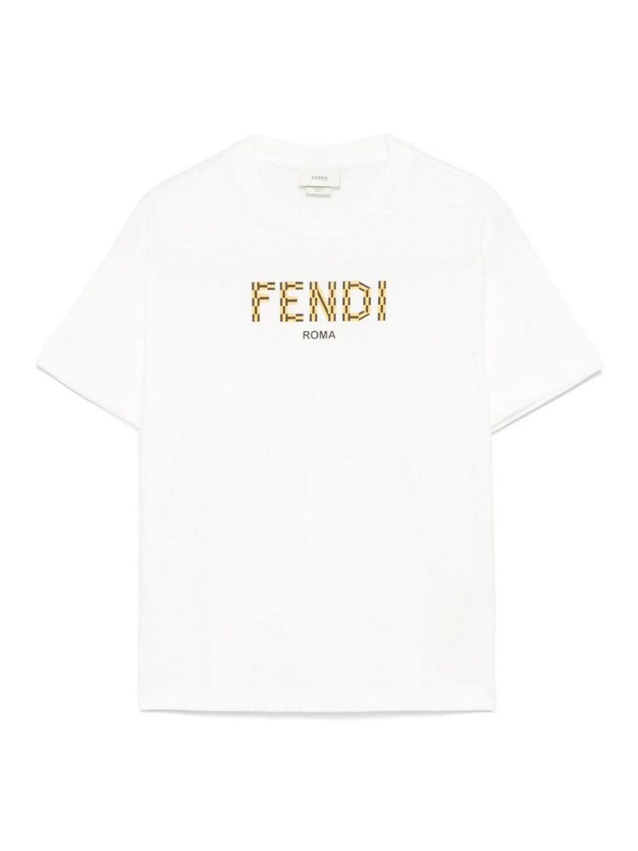 Fendi Jr T-Shirt - Blanc