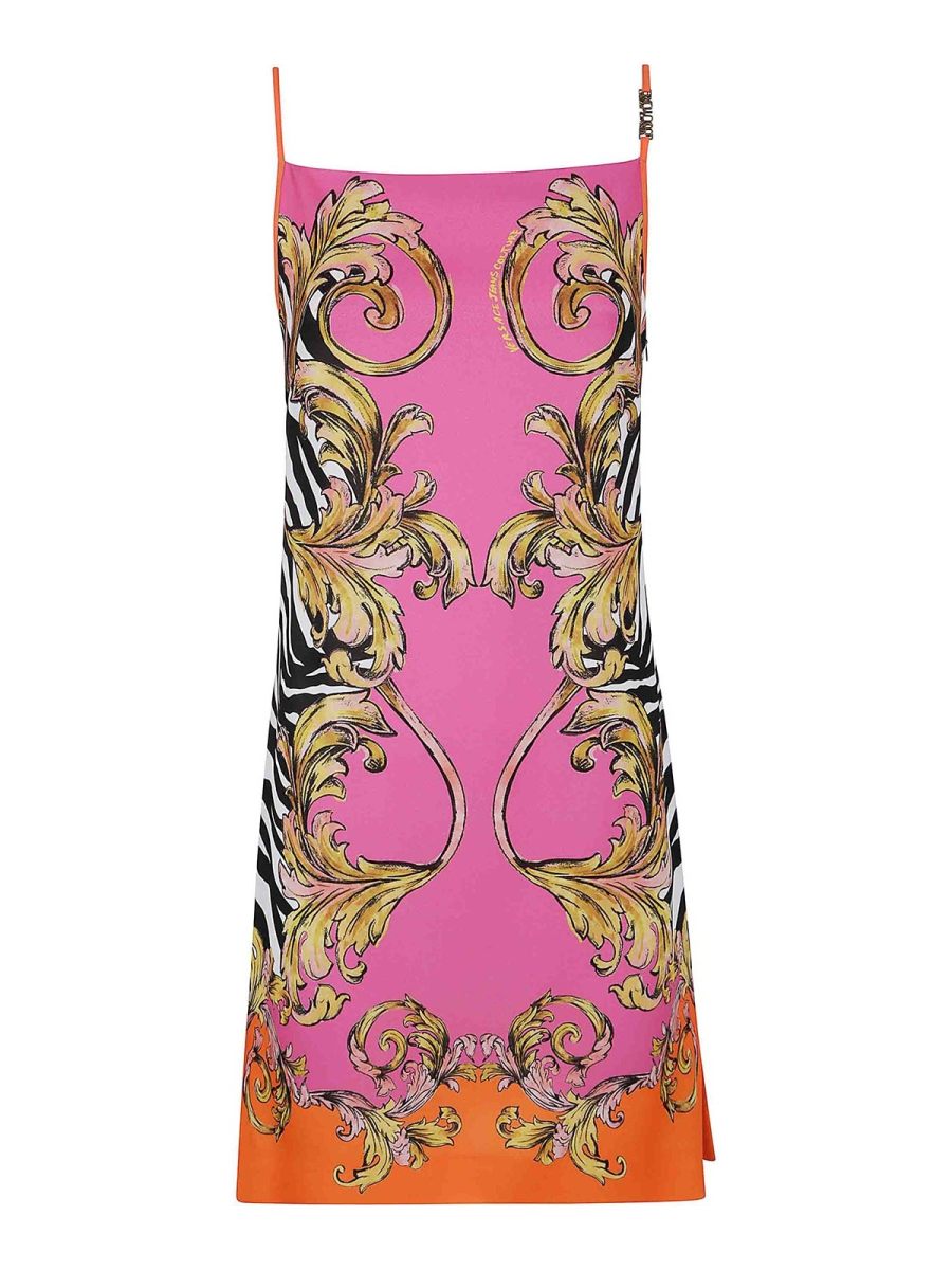 Versace Jeans Robe Courte - Rose