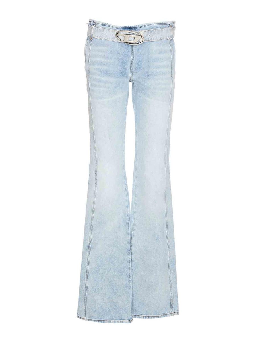 Diesel Jean Droit - Bleu