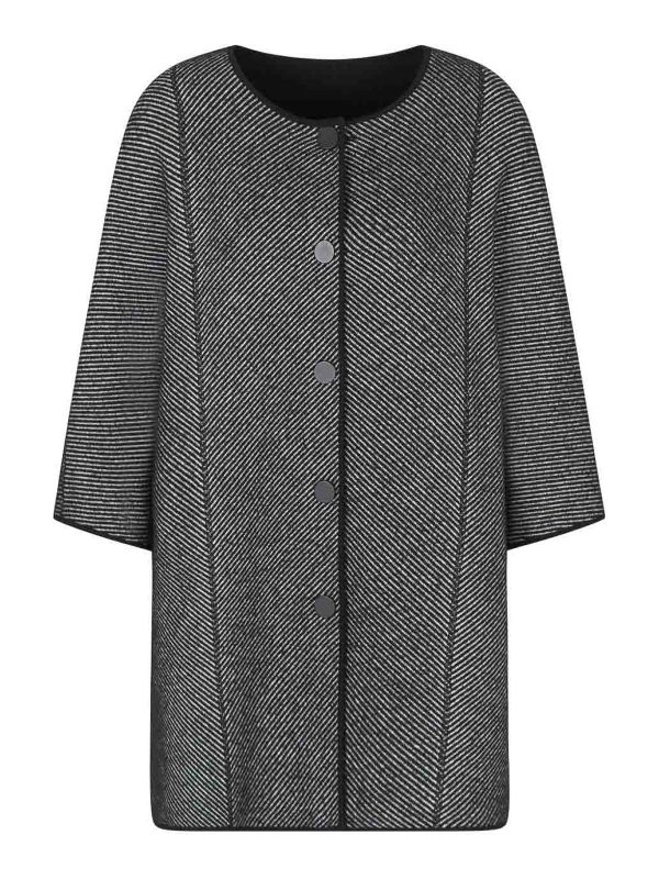 Emporio Armani Manteau Court - Noir
