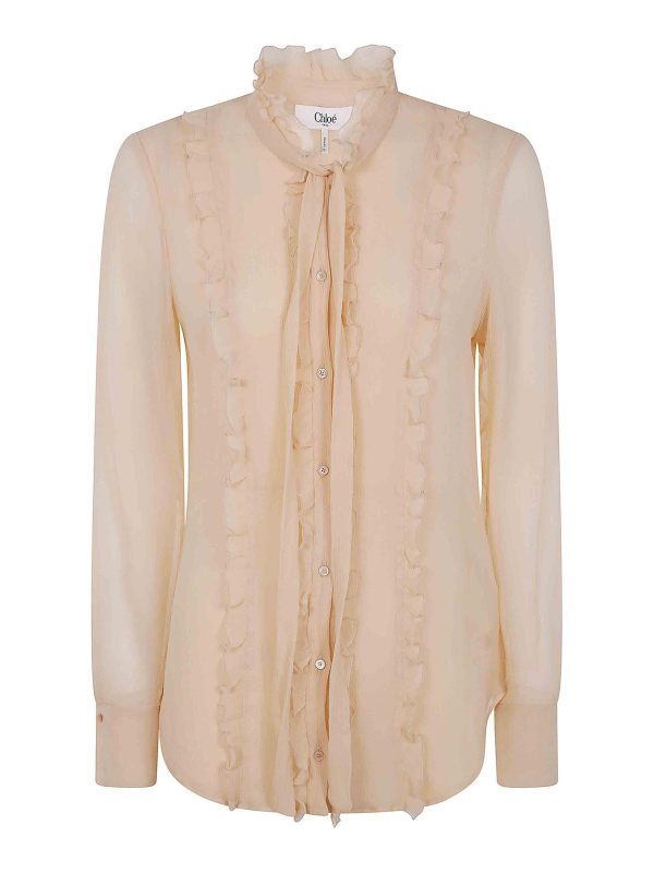 Chloe' Chemise - Couleur Chair