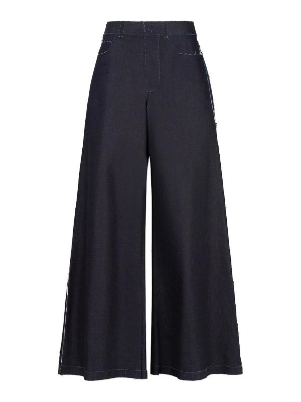 Marni Pantalons Décontractés - Bleu Foncé