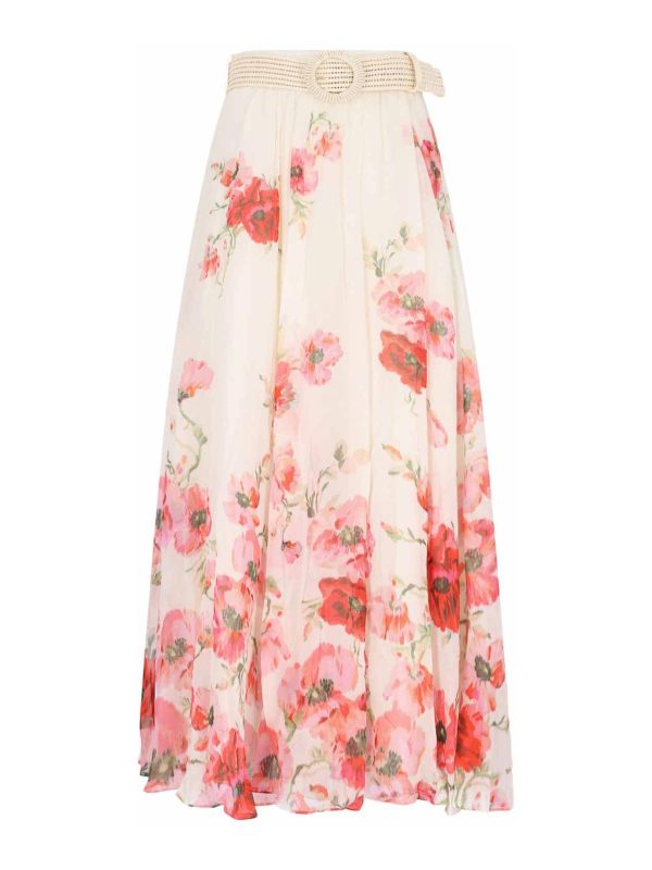 Zimmermann Maxi Robe - Blanc