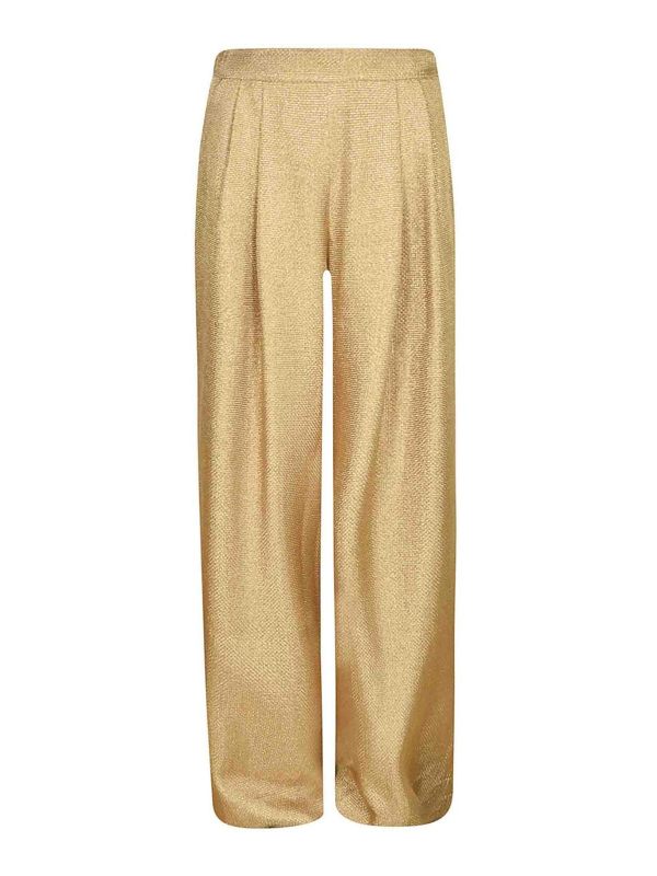 Blazé Milano Pantalons Décontractés - Or