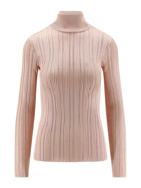 Elisabetta Franchi Pull Col Bateau - Couleur Chair