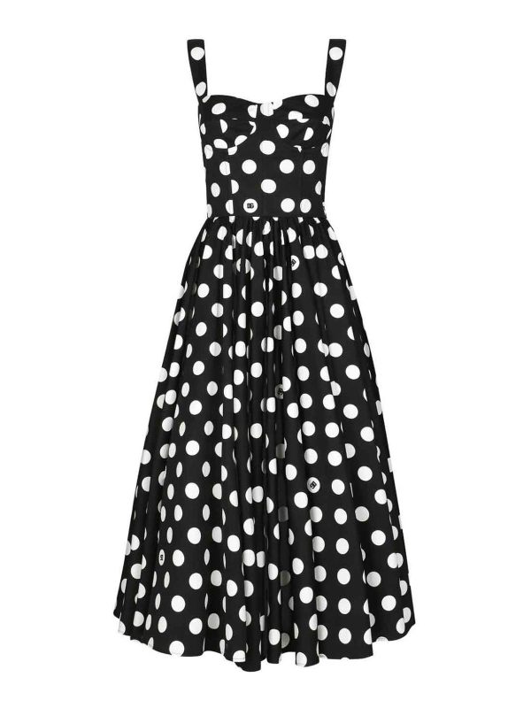 Dolce & Gabbana Robe Au Genou - Noir