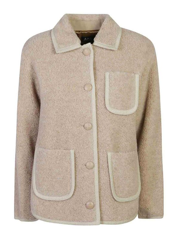 A. P.C. Veste Casual - Beige