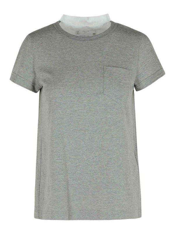 Sacai T-Shirt - Gris