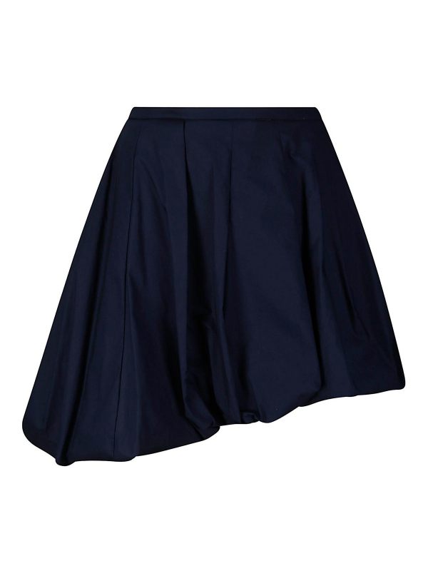 Thelatest Jupe Midi - Bleu