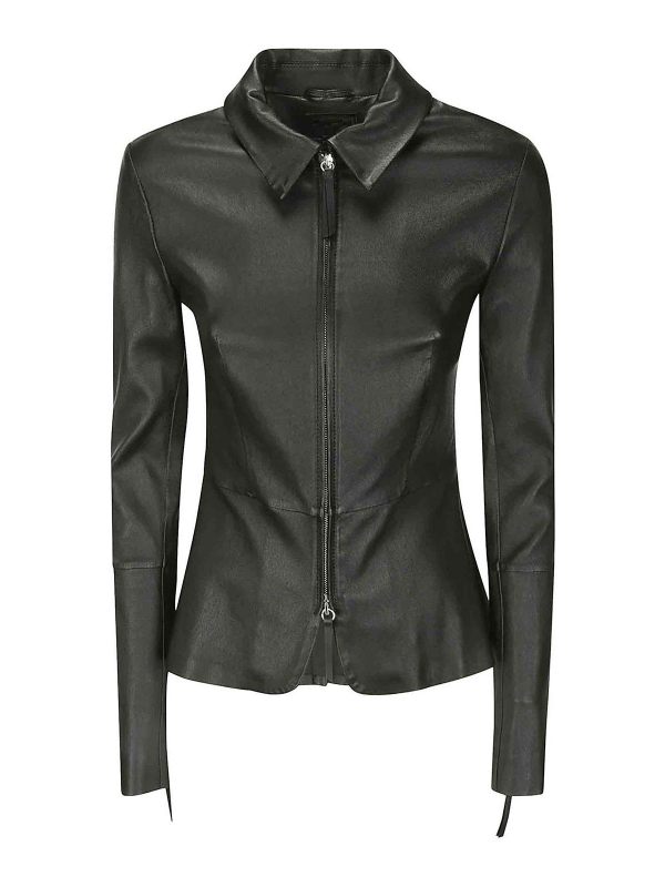 Desa 1972 Blouson En Cuir - Noir