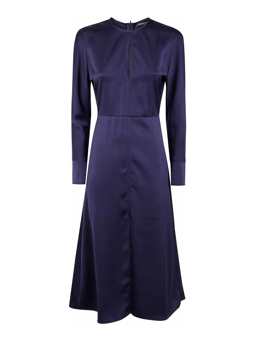 Drhope Robe Au Genou - Bleu
