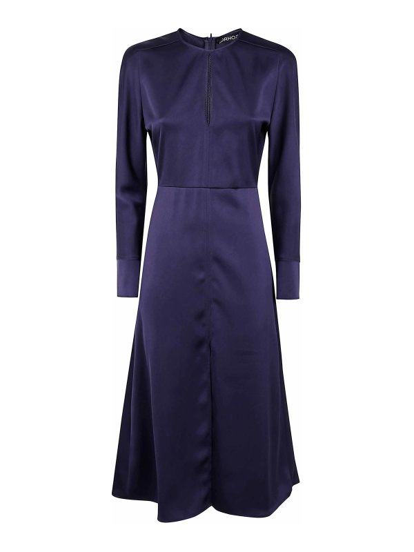 Drhope Robe Au Genou - Bleu