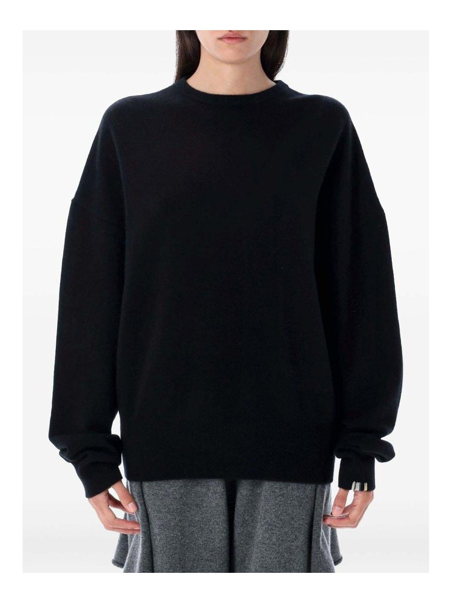 Extreme Cashmere Pull Col Rond - Noir