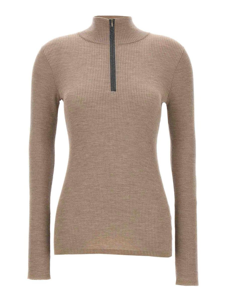 Brunello Cucinelli Pull Col Rond - Monile