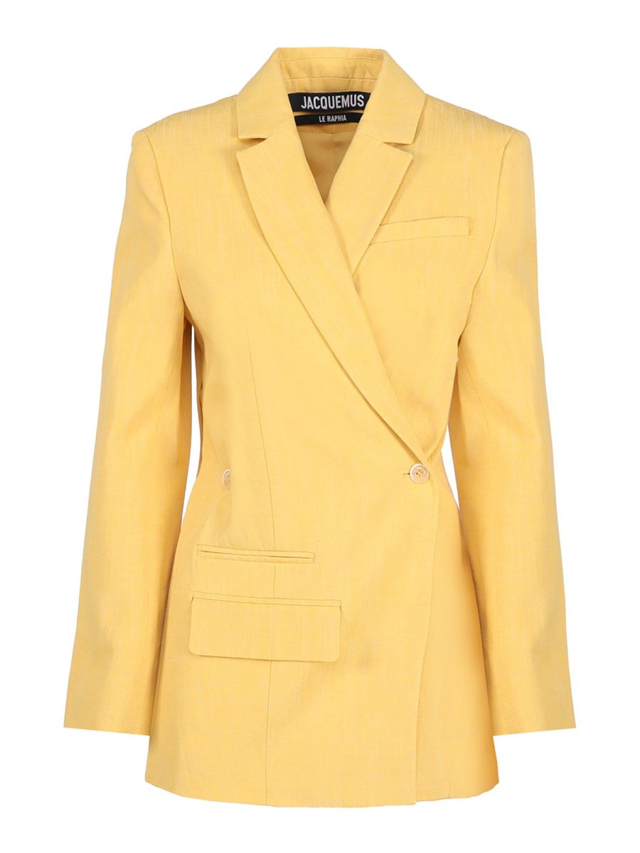 Jacquemus Robe Au Genou - Jaune