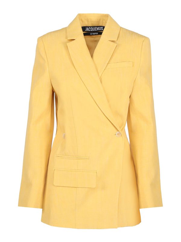 Jacquemus Robe Au Genou - Jaune