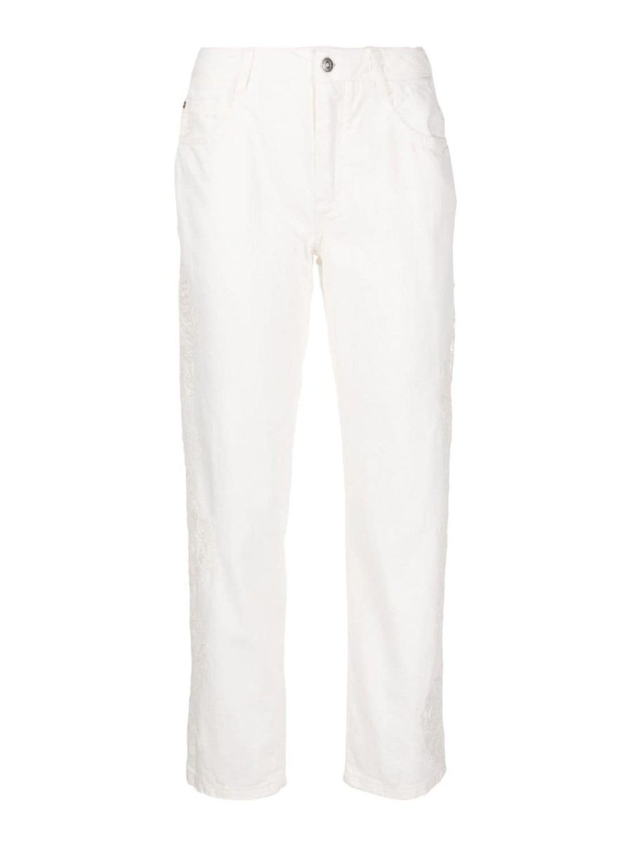 Ermanno Scervino Pantalons Décontractés - Blanc