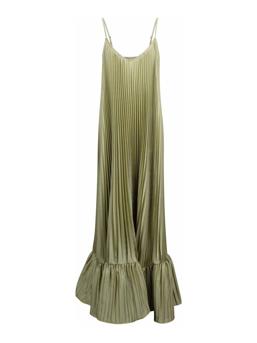 L'Idée Woman Robe Au Genou - Vert