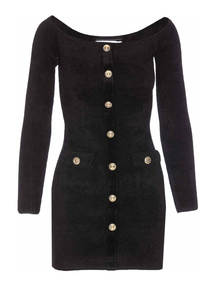 Self Portrait Robe Courte - Noir