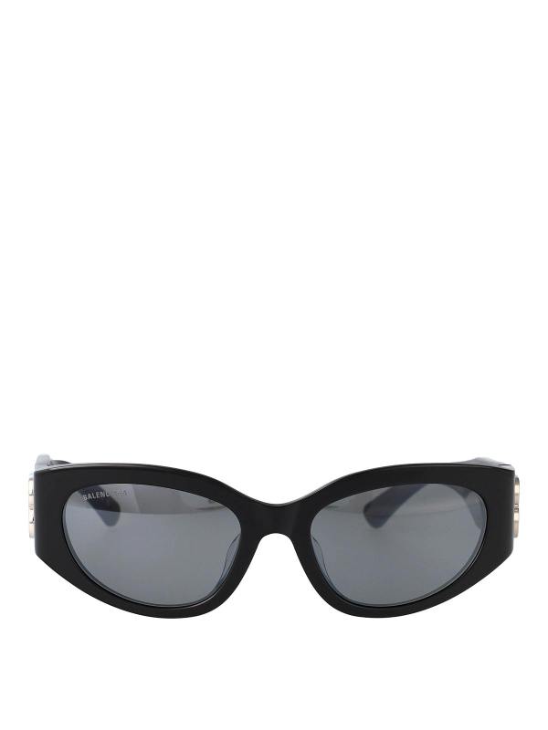 Balenciaga Lunettes De Soleil - Gris