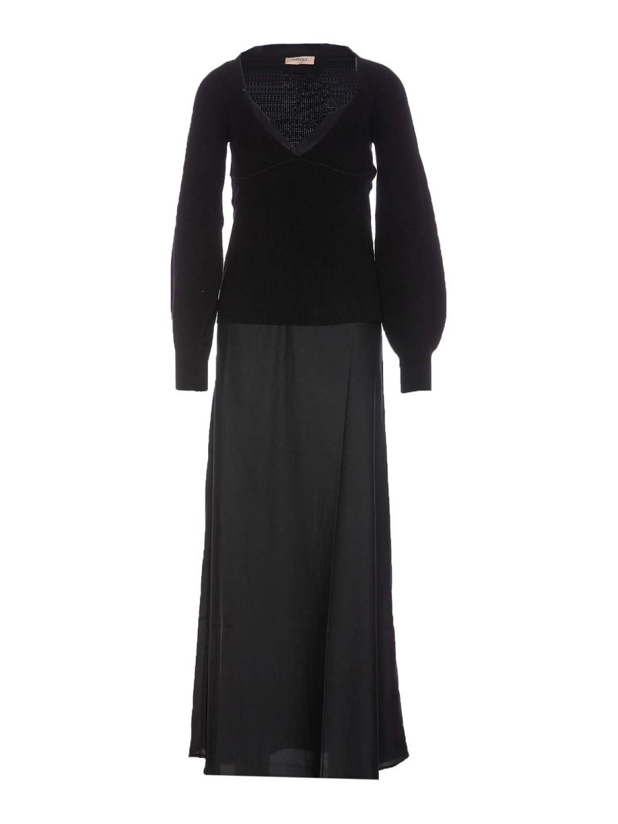 Twinset Maxi Robe - Noir
